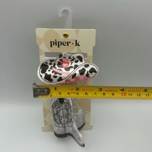 *New* Piper K Cowgirl Hat and Boot Claw Clip - Picture 7 of 8